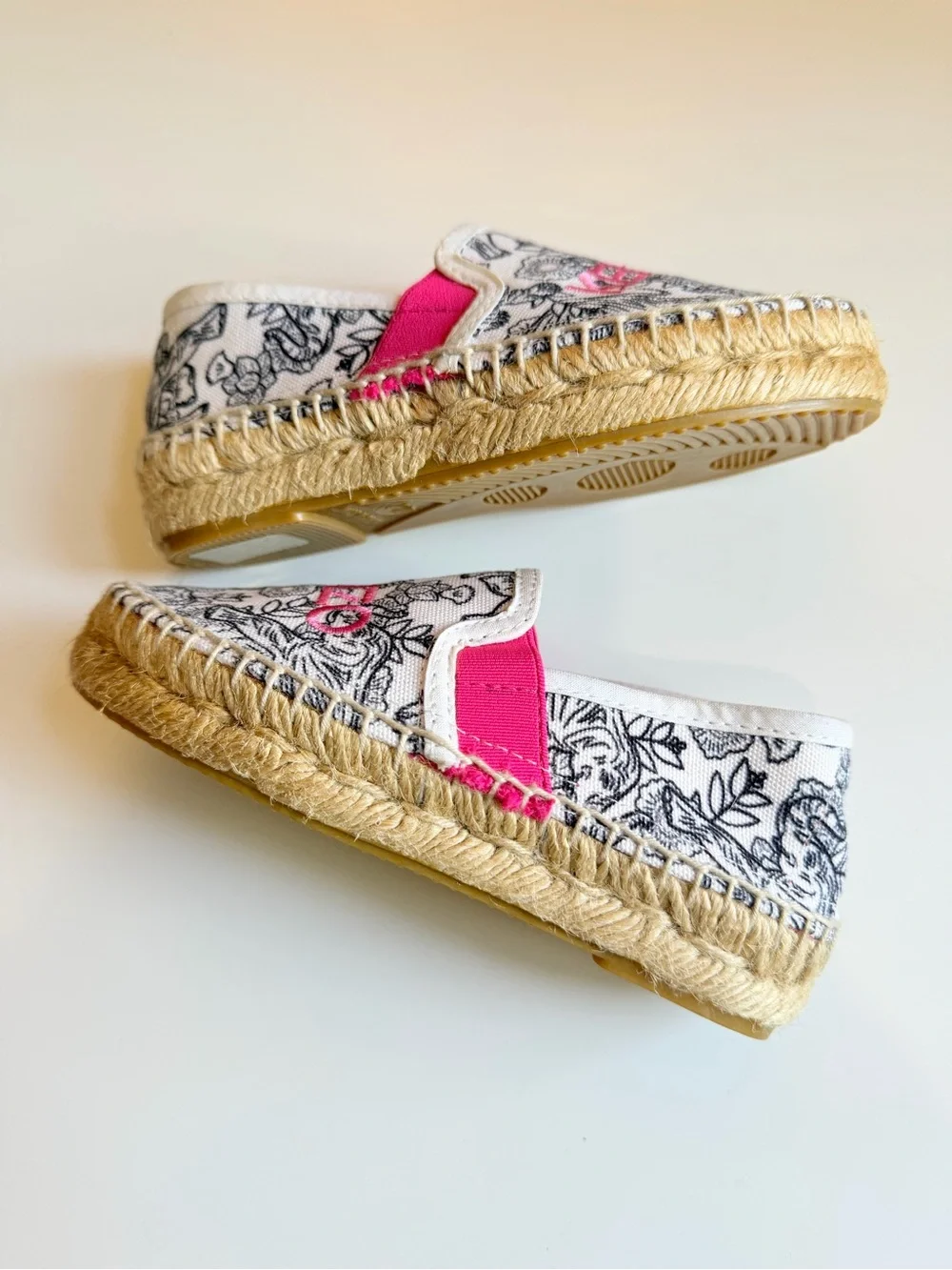 KENZO Kids Disco Jungle Canvas Espadrilles Size 27 NWT
